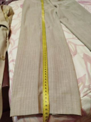 Traje de lino Montini Uomo con corbata Salinero