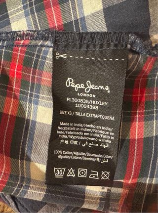 Camisa cuadros ‘Pepe Jeans’