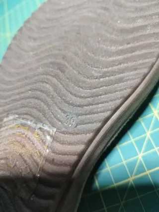 Sandalias Mujer Beige y Azul