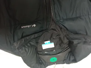 Cazadora plumífero Columbia negra mujer Talla M