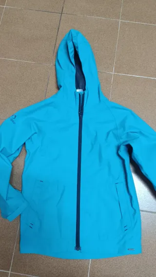Chaqueta impermeable Tribord niño azul talla 6 año