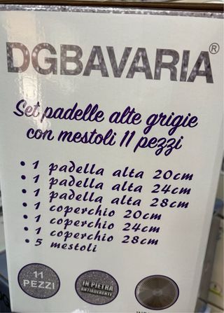 Set Padelle con coperchi e mestoli