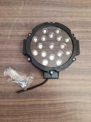 2 Faros de trabajo LED Redondos 7 pulgadas 51W