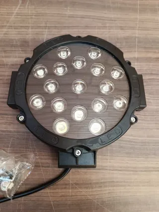 2 Faros de trabajo LED Redondos 7 pulgadas 51W