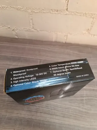 2 Faros de trabajo LED Redondos 7 pulgadas 51W