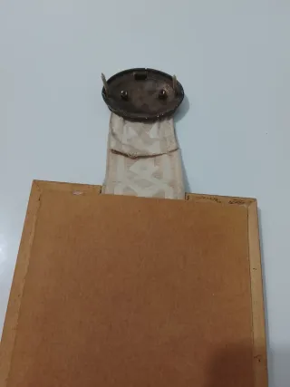 2 Cuadros Decorativos Madera y Tela