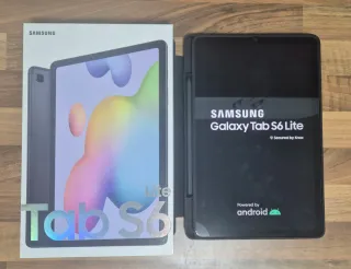 Samsung Tab S6 Lite + S Pen + Funda