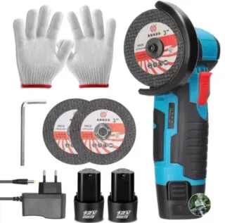 Mini Amoladora Angular Inalámbrica (2 Baterías)