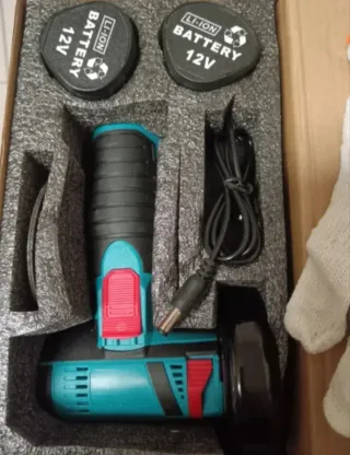 Mini Amoladora Angular Inalámbrica (2 Baterías)