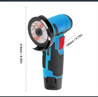 Mini Amoladora Angular Inalámbrica (2 Baterías)