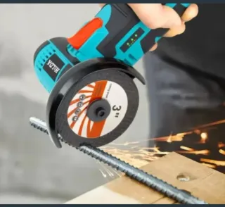 Mini Amoladora Angular Inalámbrica (2 Baterías)