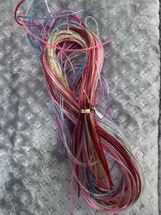 Fios coloridos para artesanato