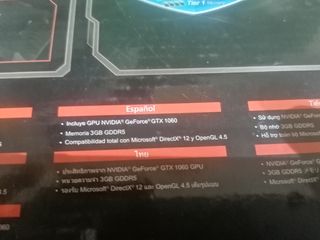 Tarjeta Gráfica Gigabyte GTX 1060 3GB