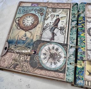 Álbum de fotos estilo Steampunk