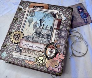 Álbum de fotos estilo Steampunk