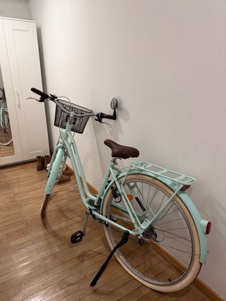 Bicicleta de paseo mint con cesta