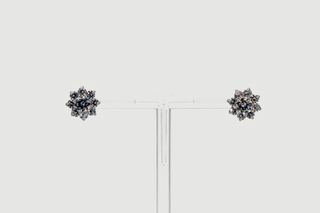 Pendiente De Oro Blanco De 18K.. Ref: 031-04-00079