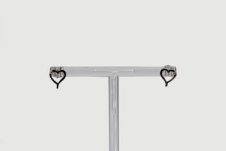 Pendiente De Oro Blanco De 18K.. Ref: 031-04-00078