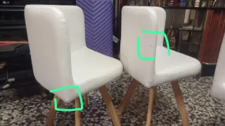Mesa y sillas diseño nórdico