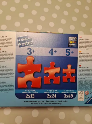 Puzzle Ravensburger Heidi 3x49 piezas