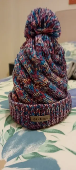 Gorro Columbia Multicolor Pom Pom