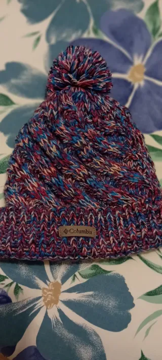 Gorro Columbia Multicolor Pom Pom