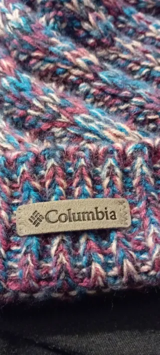 Gorro Columbia Multicolor Pom Pom