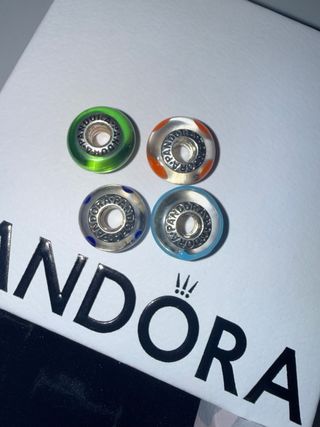 Lote 4 charms Pandora