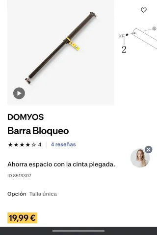 Cinta de correr Domyos T900A