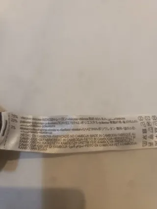 Pantalón mujer cuadros de Zara Talla L.