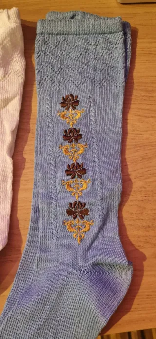 Calcetines falleros bordados talla 34/36