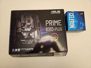 Placa base ASUS + CPU Intel Celeron + RAM 8GB
