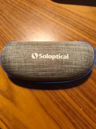 Funda de gafas Soloptical gris