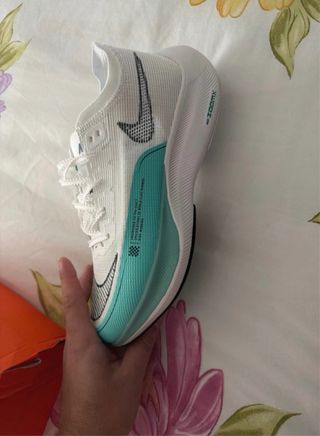 Nike Vaporfly Teal/Blanco