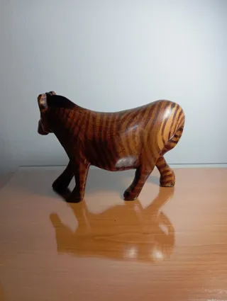 Cebra de madera decorativa