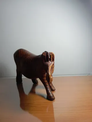 Cebra de madera decorativa