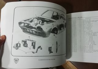 LANCIA BETA HPE COUPE CATALOGO PIEZAS DE TALLER