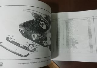 LANCIA BETA HPE COUPE CATALOGO PIEZAS DE TALLER