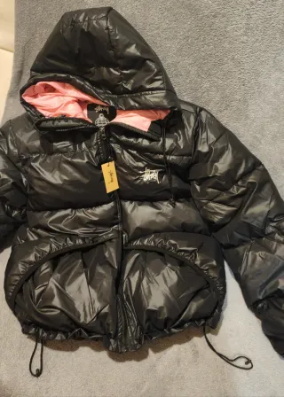 Cazadora Stussy Negra Hombre