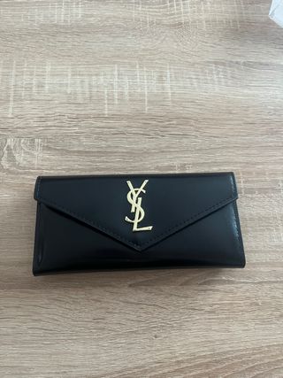 Cartera YSL Negra y Dorada