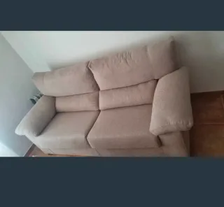 Sofá de 2 plazas beige