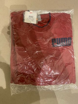 Sudadera Puma Roja Talla L