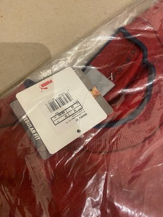 Sudadera Puma Roja Talla L