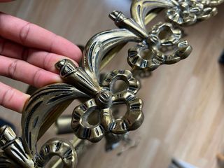 Lámpara antigua de bronce estilo clásico