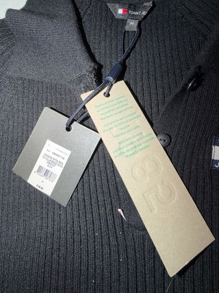 Vestido Tommy Hilfiger Negro Manga Larga