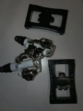 Pedales Shimano m520 SPD Automático calas pedal