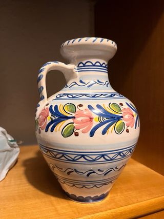Jarrón Botijo Cerámica Pintado a Mano