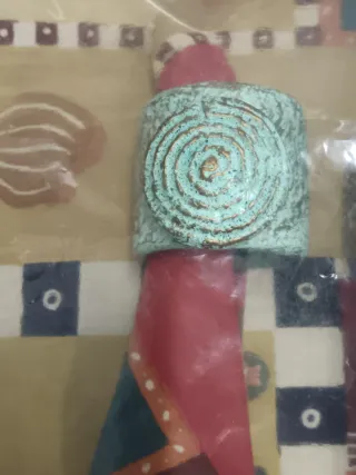 Conjunto 4 individuais, 4 Guardanapos, 4 argolas.