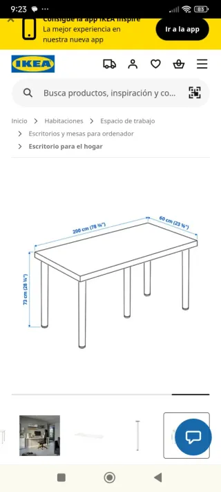 Escritorio Ikea Blanco