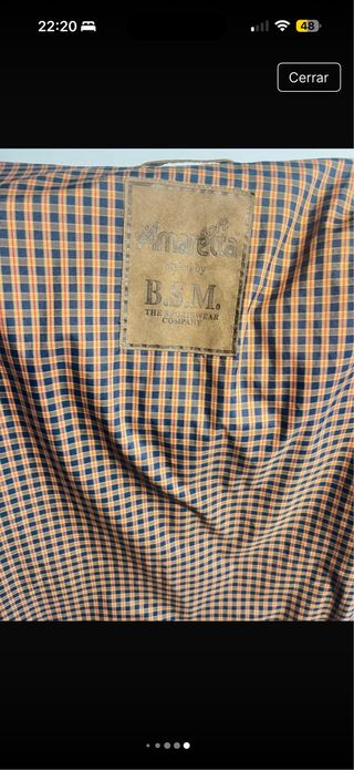 Chaqueta Amaretta Hombre Beige Talla XL